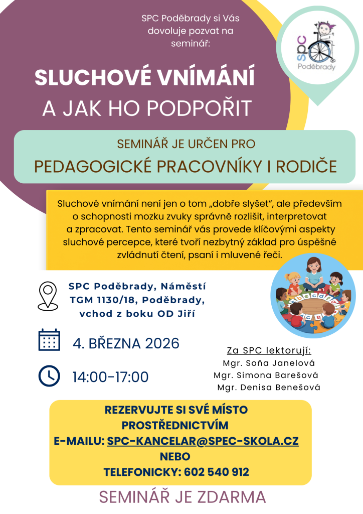 seminář SLUCHOVÁ PERCEPCE